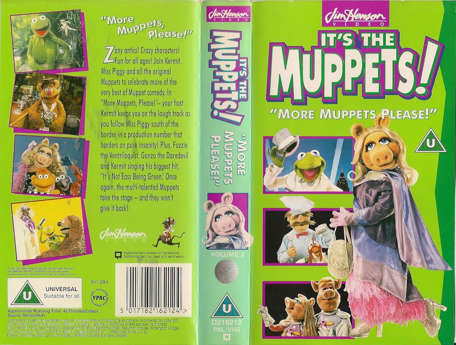 It's The Muppets More Muppets Please [VHS] Disney Amazon.co.uk Video