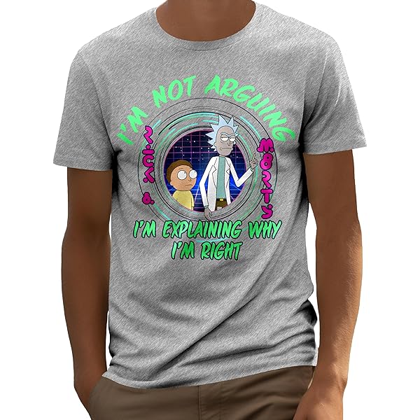 RICK AND MORTY Camiseta Para Hombre Camisa De Moda