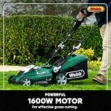 Webb Classic WEER36 Electric Rotary Lawn Mower 36cm 5 Heights 45L Bag view 8