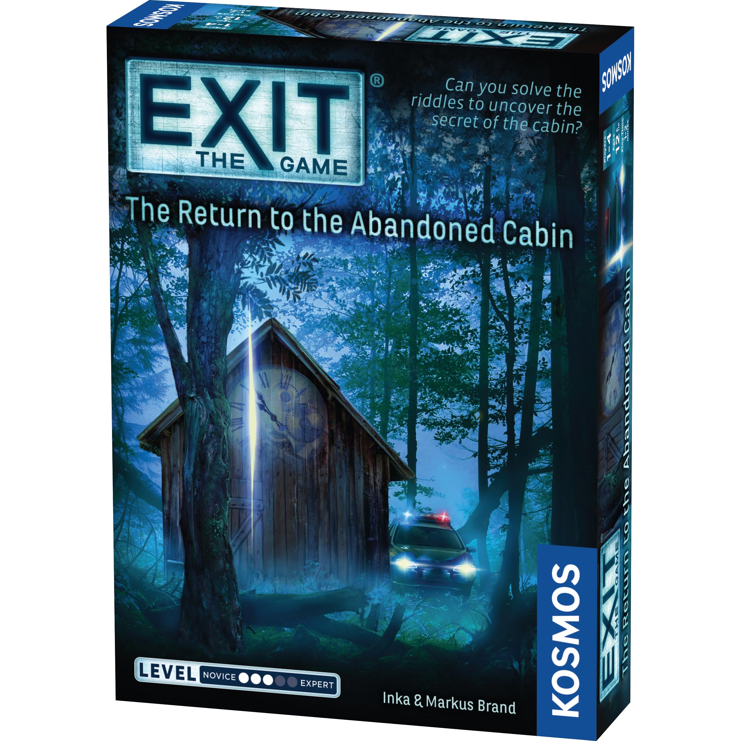 Thames & Kosmos EXIT: The Return to the Abandoned Cabin, Escape Room Card Game, Family Games for Game Night, Board Games for Adults and Kids, For 1 to 4 Players, Ages 12+