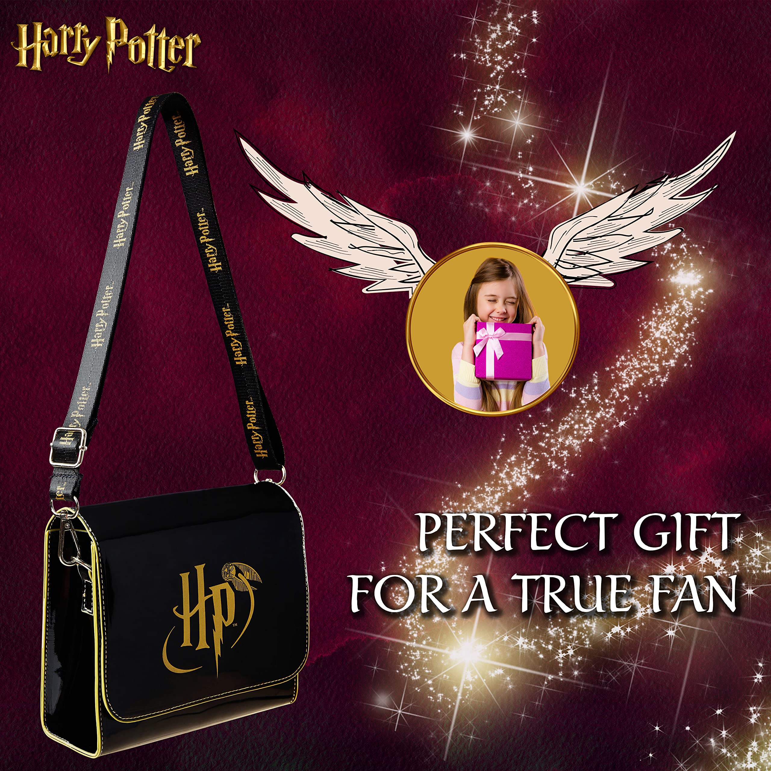 Harry Potter Purse Girls Teens Shoulder Bag Hogwarts Crossbody Bag Girls Gifts