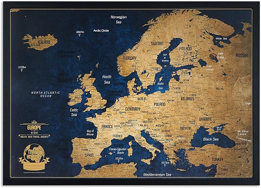 Europakarte Pinnwand Mit Farbigen Stecknadeln Bonus 100 Pins Abenteuer Karte Mit Rahmen Personalisierte Karten Mit Originalfarben Hergestellt In Der Eu 44x62 Cm Naturlicher Holzrahmen Amazon De Burobedarf Schreibwaren