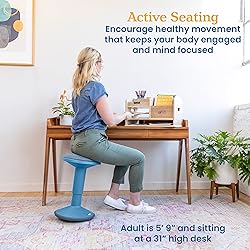 ECR4Kids Sitwell Wobble Stool with