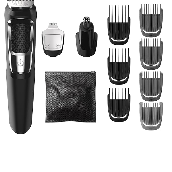 PHILIPS NORELCO MULTI GROOMER MG3750/60-13 PIECE, BEARD, FACE,...