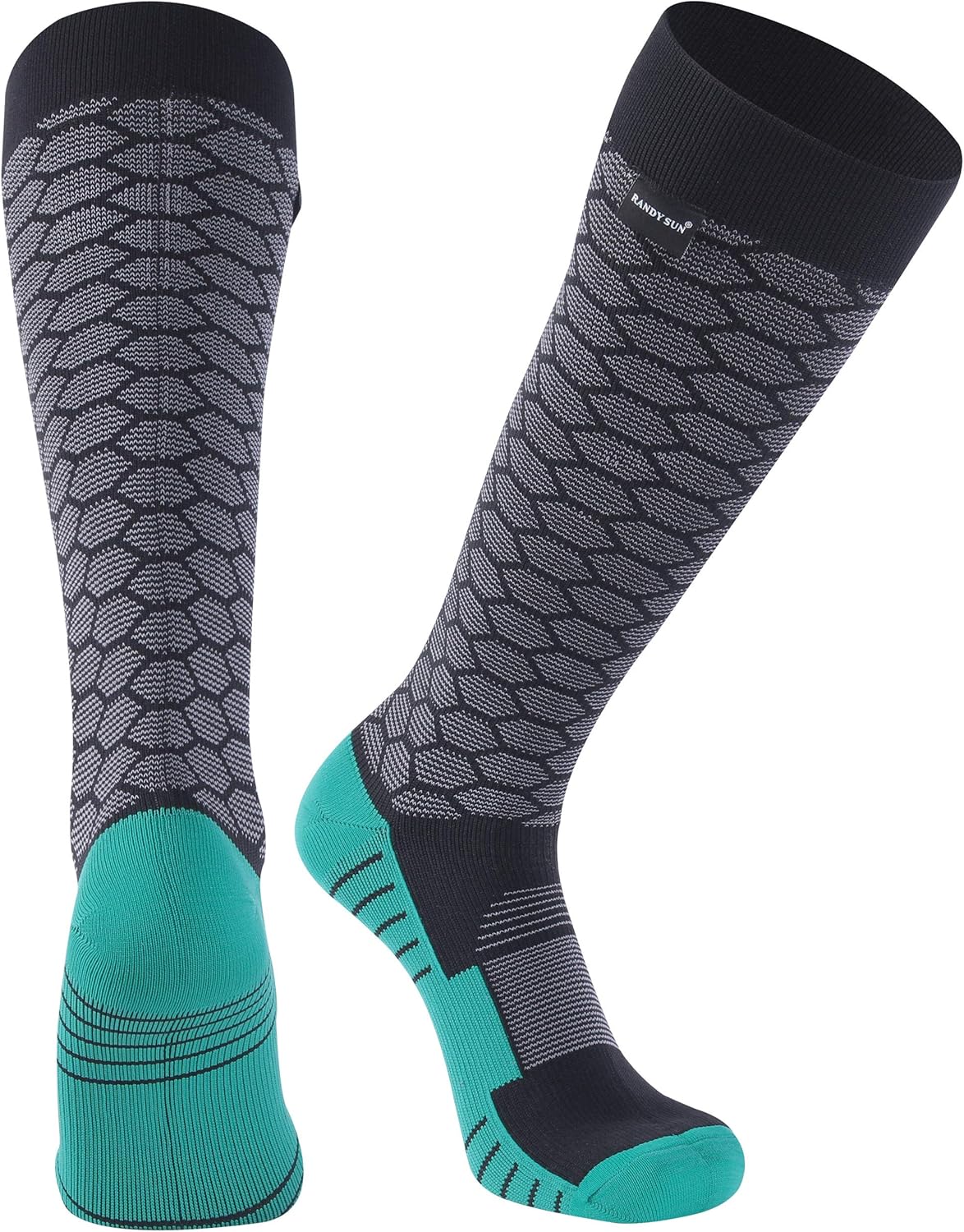 100 Waterproof Hiking Socks, [SGS Certified] RANDY SUN Unisex Knee