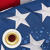 American Flags For Outside,3x5 American Flag Outdoor Heavy Duty,Best America Flag 3 x 5 With Embroidered Stars, Sewn Stripes UV Protection Brass Grommets