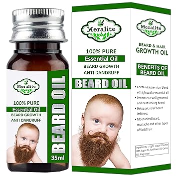Meralite Smoothening Beard Growth Oil For Men Hair Oil 35 Ml