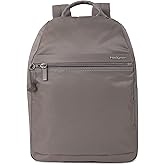Hedgren VOGUE SMALL Backpack &ndash; Rear Zip Main Access, Padded Tablet Pocket, RFID-Blocking Security, Adjustable Straps &amp; Water-Repellent Nylon - 5.86 L (Sepia)