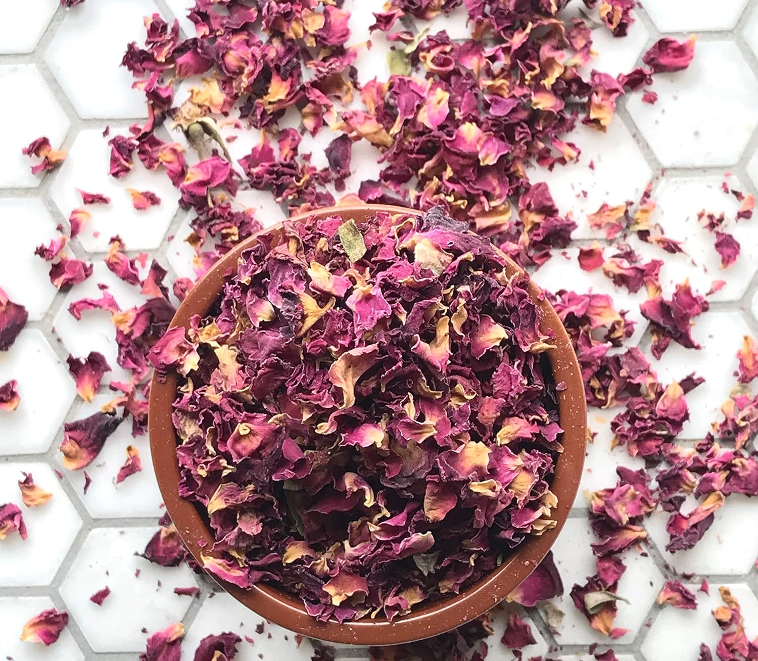 Dry Rose Petals, Red and Fragrant for Tea, Baking, Crafts, Sachets, Baths, Aromatherapy, Oil Infusions, Tinctures - 4oz in Resealable, Recyclable Pouch - by Better Shea Butter: Arts, Crafts & Sewing