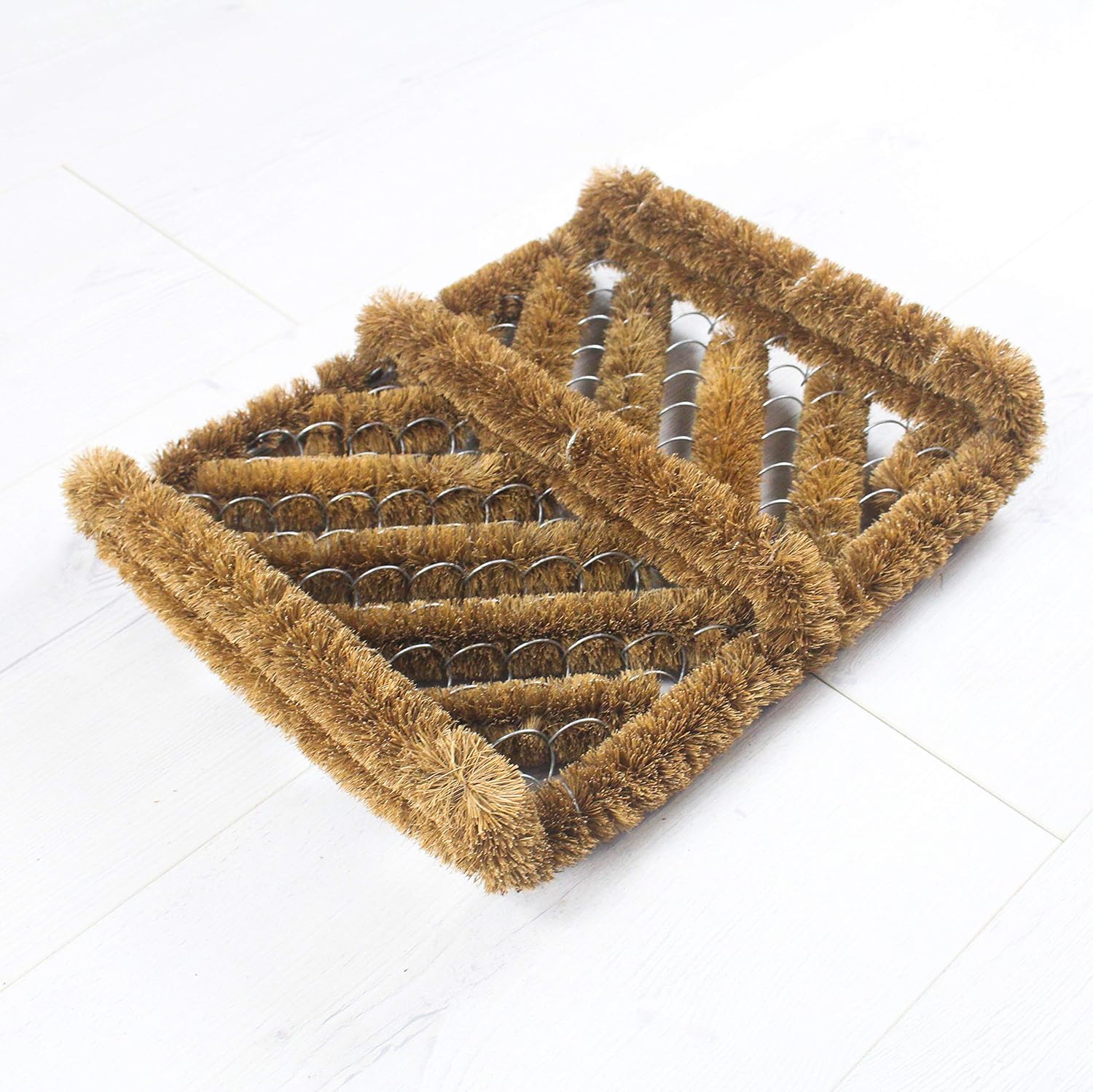 Maine Furniture Co. Berwick Double Boot Scraper Door Mat, Brown, Berwick Boot Scraper - 30 x 35 CM - Image 5