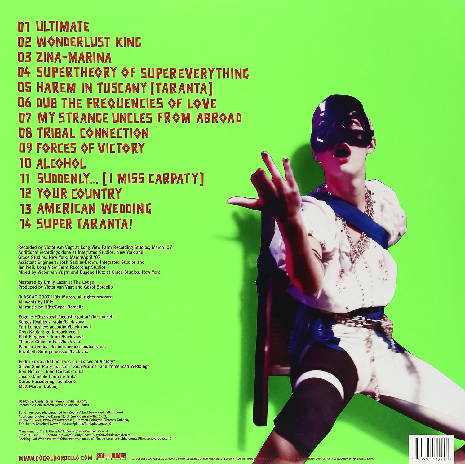 Gogol Bordello Super Taranta Vinyl Amazon Com Music