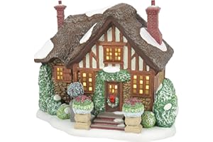 Department 56 Dickens Village Lord Lilliput's Cottage Lit Building, 6 Inch, Multicolor