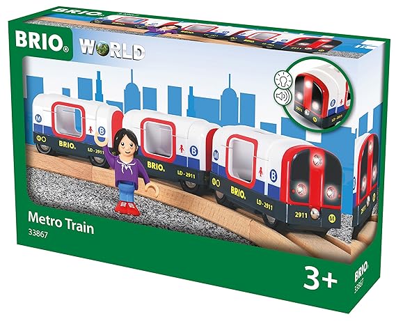BRIO World 33867 - U-Bahn mit Licht und Sound