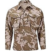 British Army Jacket Combat Tropical Desert Camouflage Shirts Men DPM Camo lightweight military surplus issue