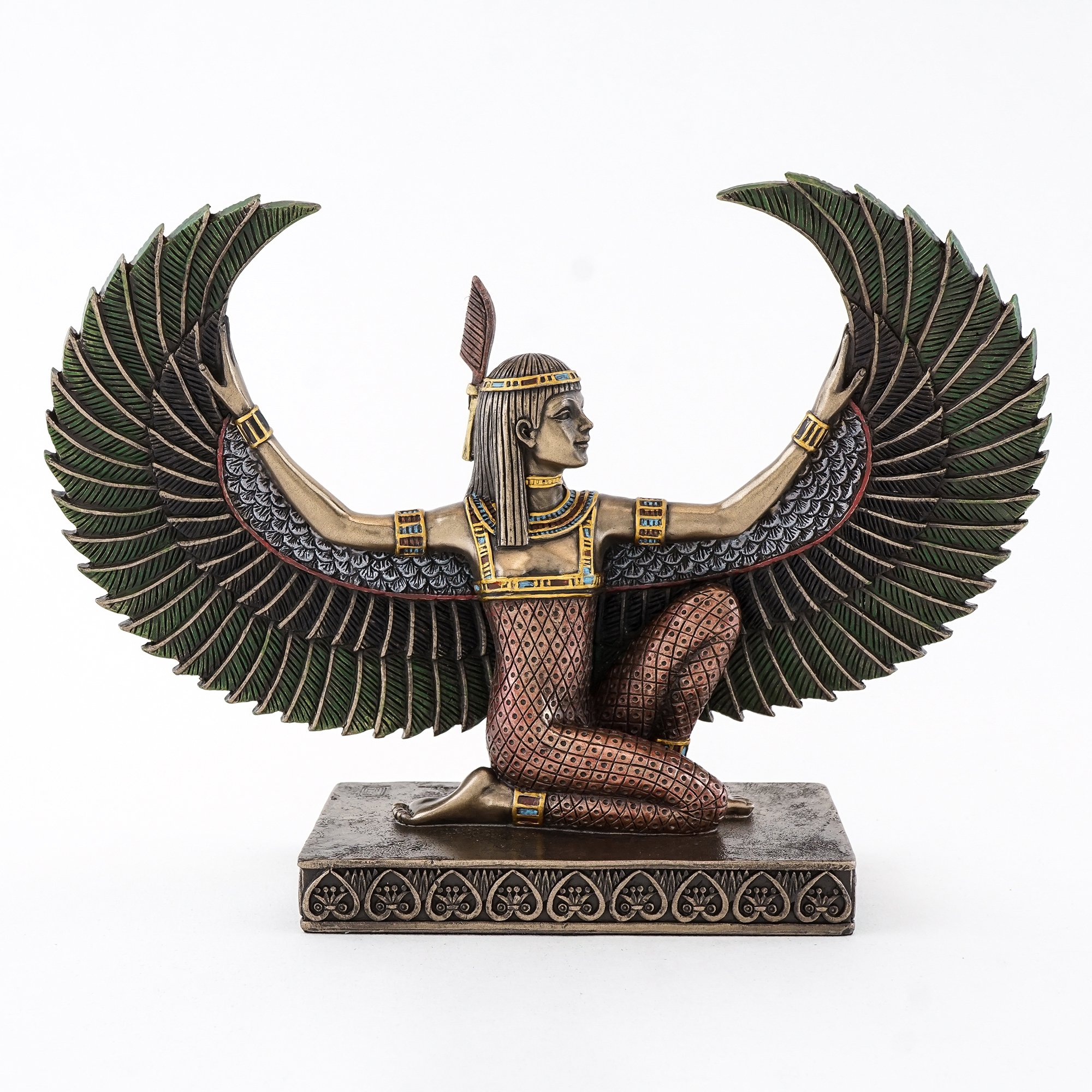 Top Collection Sale - Egyptian Style Winged Maat Sculpture by francescaskitchen TL