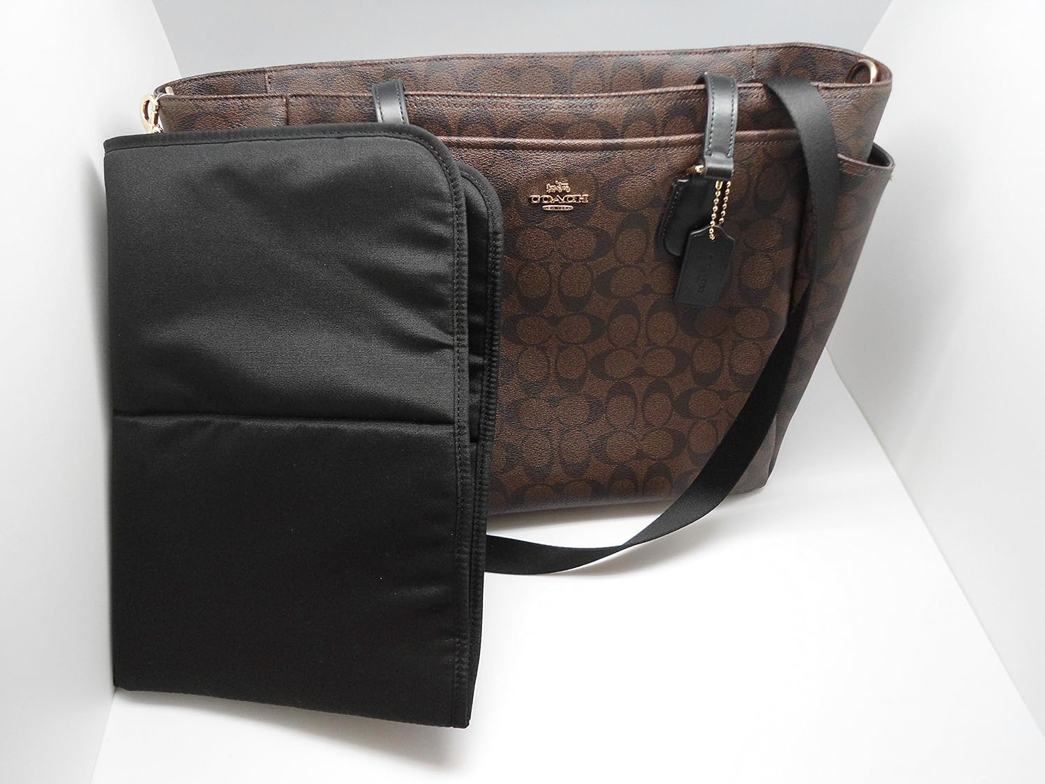 coach f58306 large signature canvas baby diaper bag