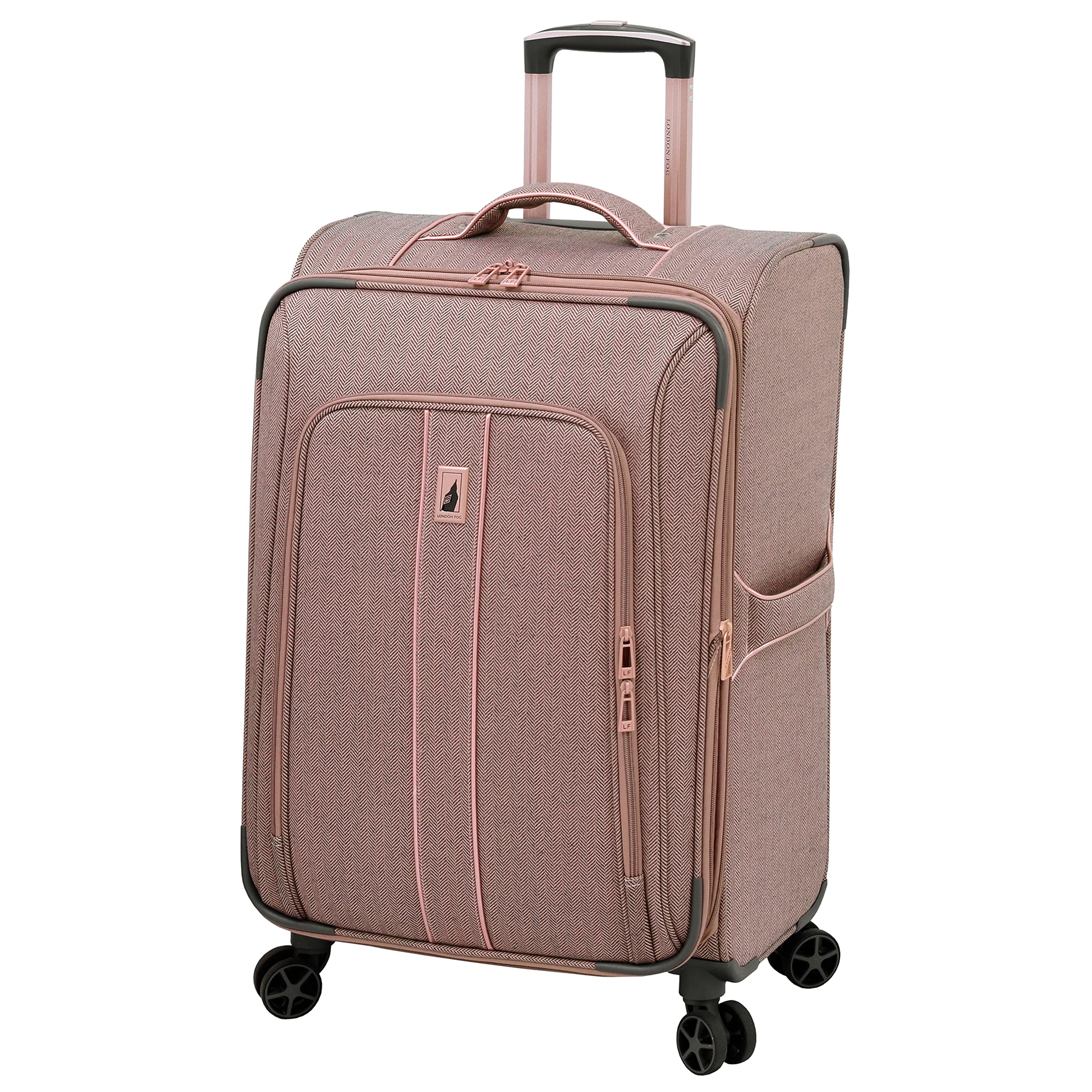 LONDON FOG Newcastle Set of 4 Piece, Rose Charcoal