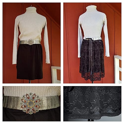 silver sweater dress