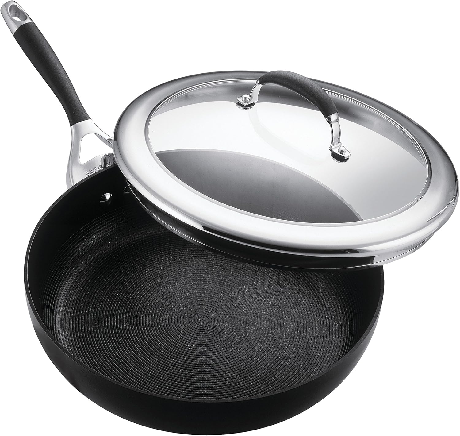 Circulon 80362 Elite Hard Anodized Nonstick Deep Frying Pan/Fry Pan