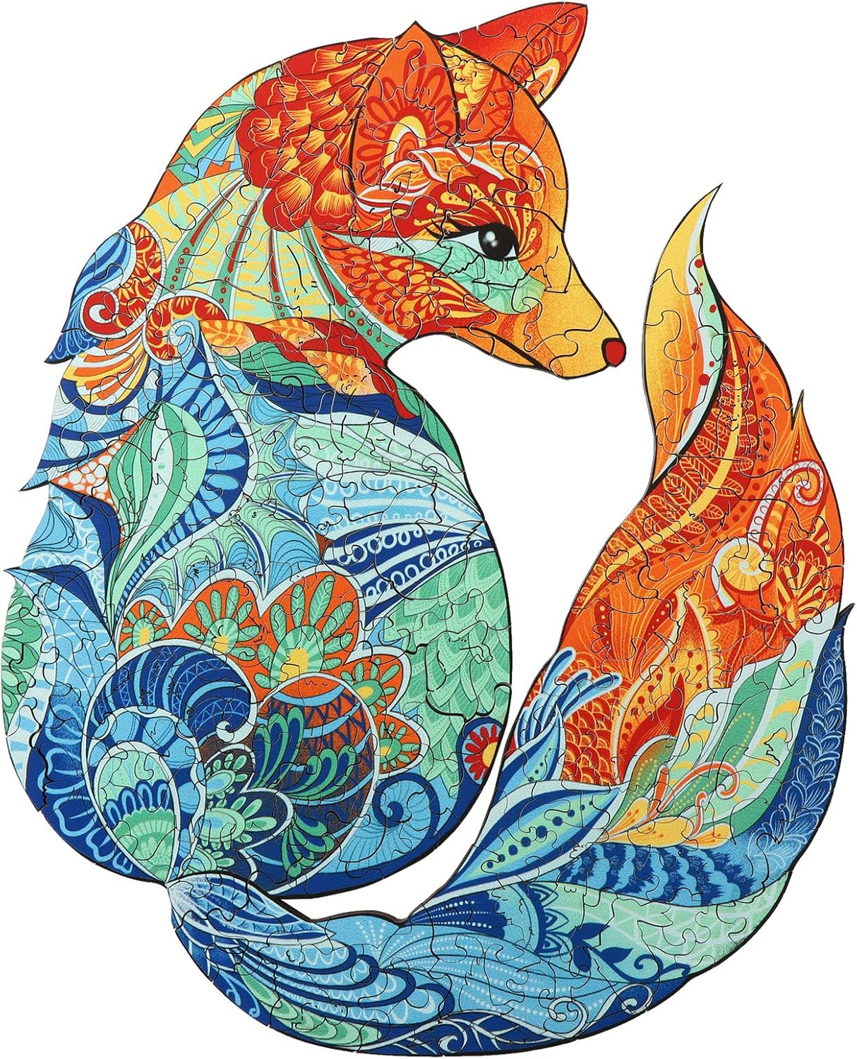 Fox Wooden Jigsaw Puzzle 224 pcs 