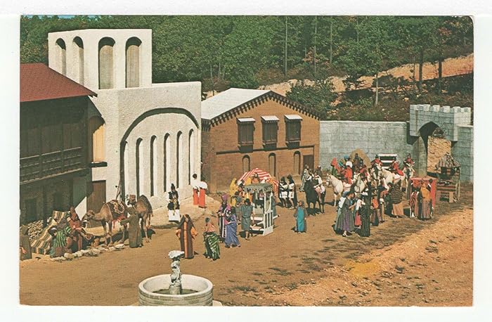 The Great Passion Play, Eureka Springs, Arkansas USA Vintage Original Postcard #3563 - 1960's