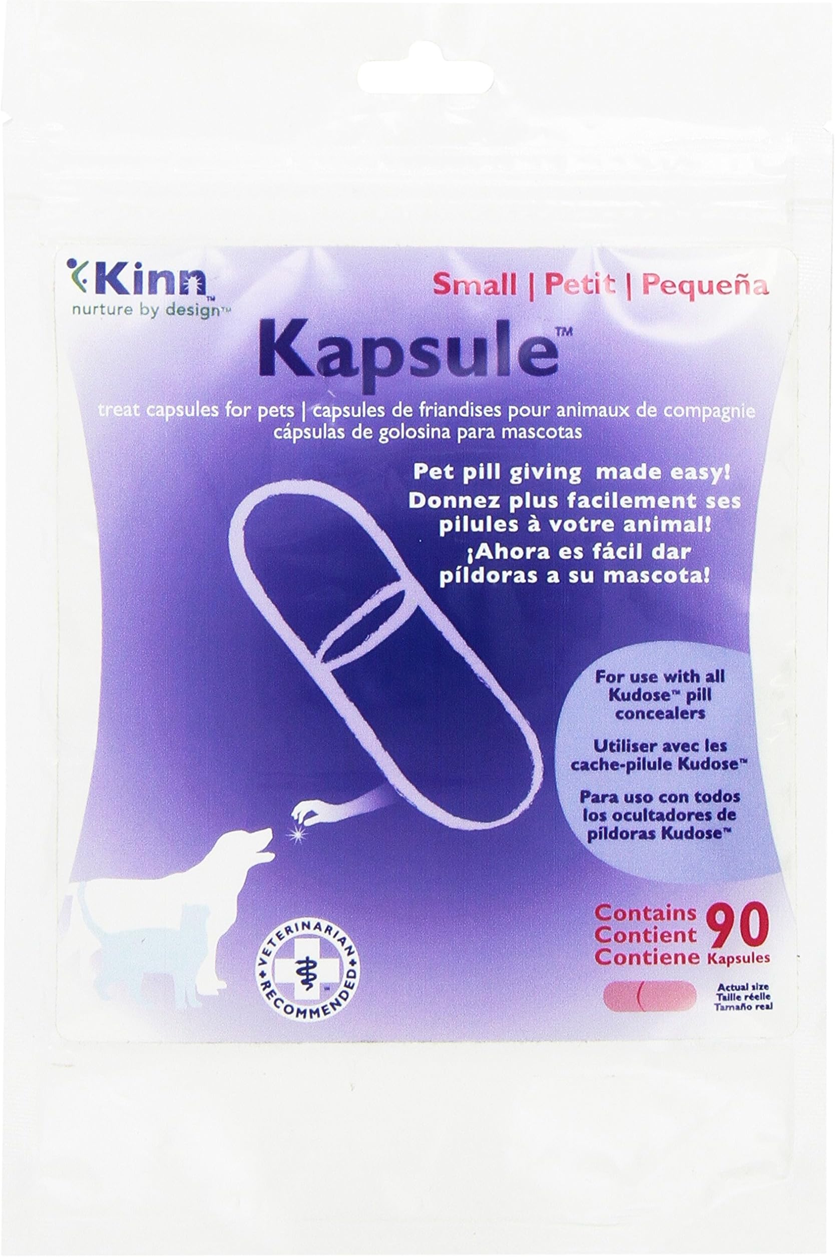 Kinn Pet Treat Kapsules, Small