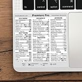 Synerlogic for Adobe Premiere Pro Quick Reference Keyboard Shortcut Sticker for Any MacBook or Windows PC