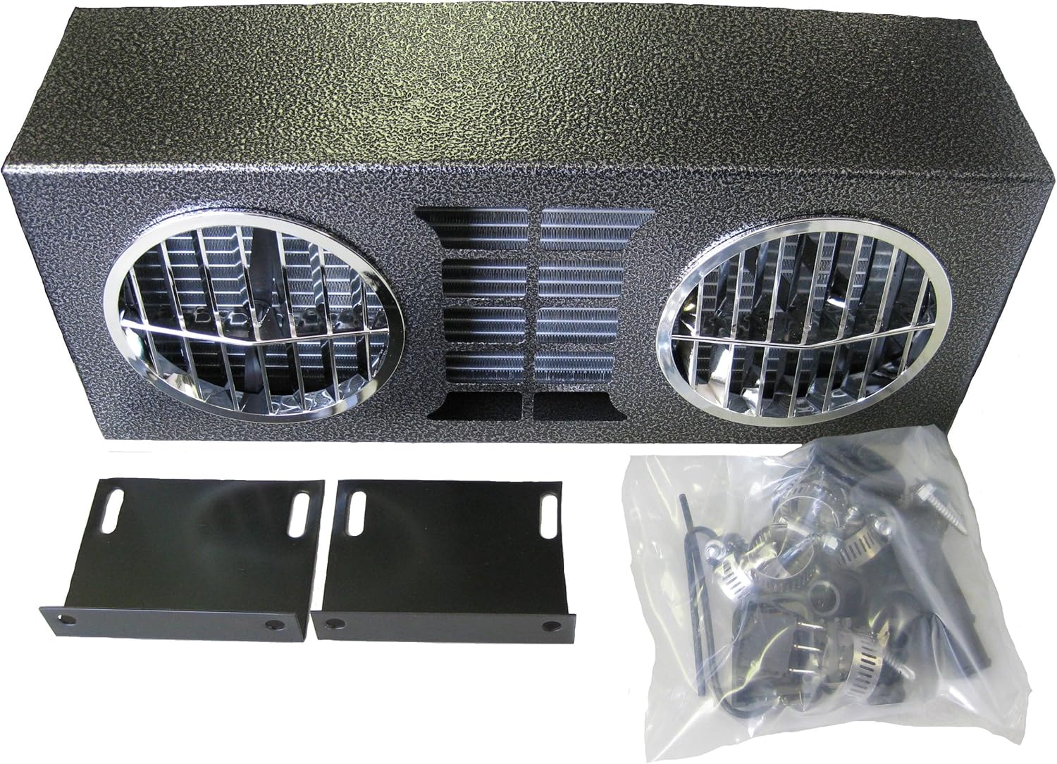 30,000 BTU High Output Auxiliary Heater 12 Volt Dual Fans & Louvers