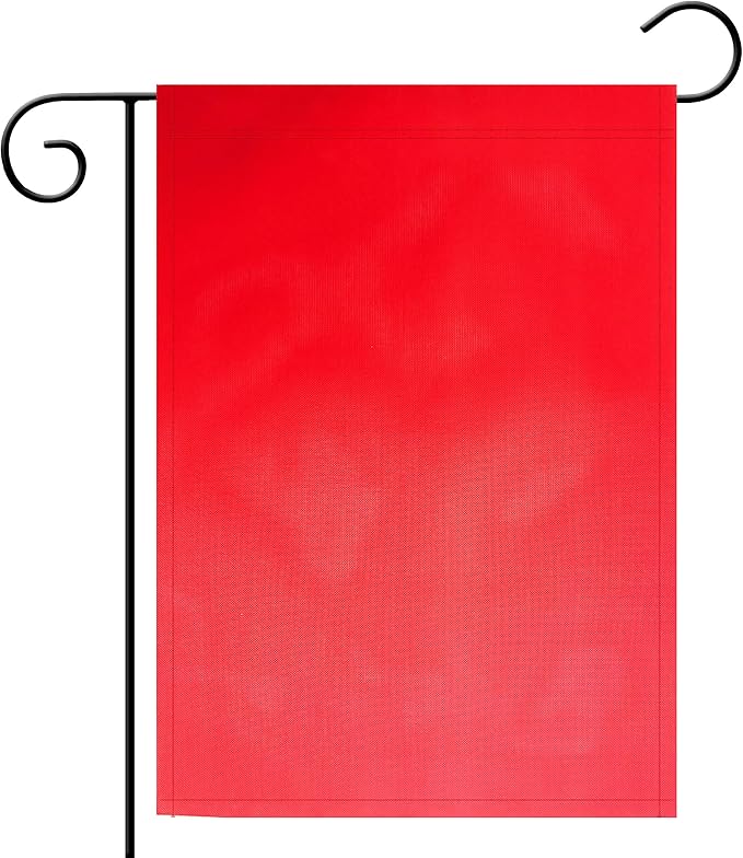 Amazon.com : Kind Girl Garden Flag, Pure Solid Red Garden Flag Color
