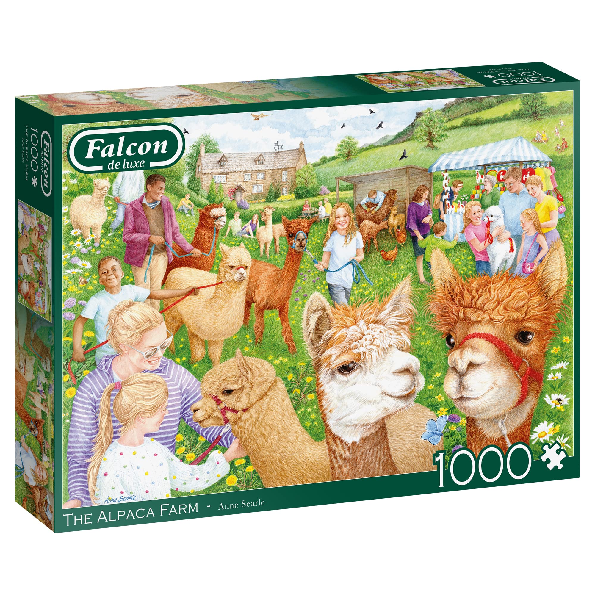 Jumbo, Falcon de luxe - The Alpaca Farm, Jigsaw Puzzles for Adults, 1000 piece