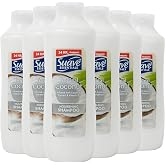 Suave Essentials Nourishing Shampoo for Dry Hair Tropical Coconut with Coconut Extract and Vitamin E for Hair 30 oz, Pack of 6