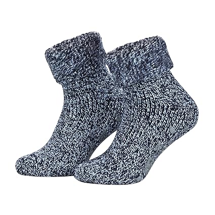 Piarini ABS Stoppersocken - Wollsocken - Wintersocken - Norwegersocken mit Innenfrottee - Damen Herren I verschiedene Farben 