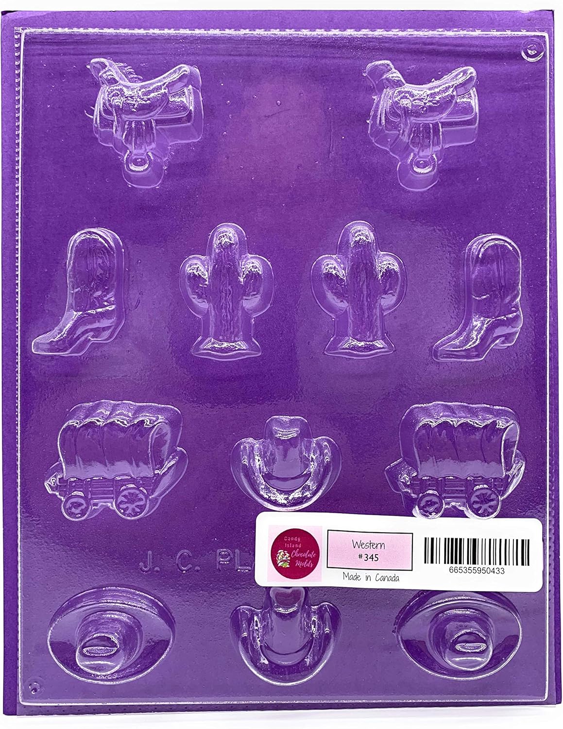 Candy Island Western Chocolate Mold 345 Kitchen & Dining