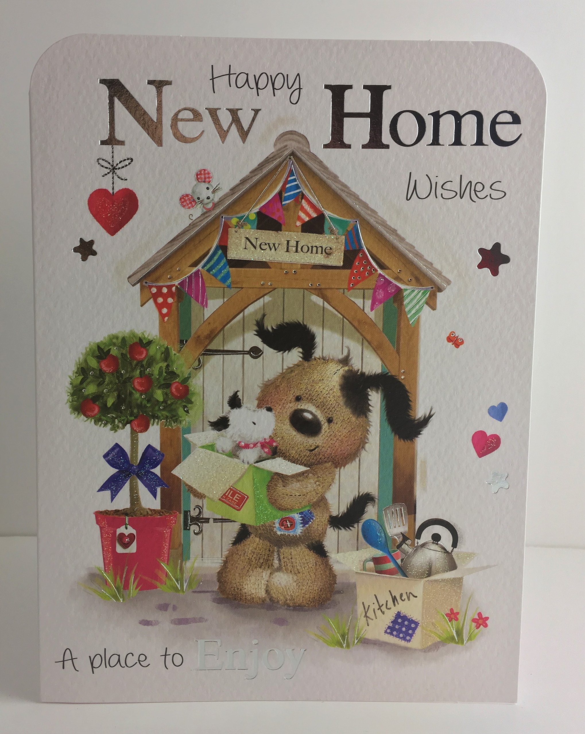 Jonny Javelin Happy New Home Wishes Card