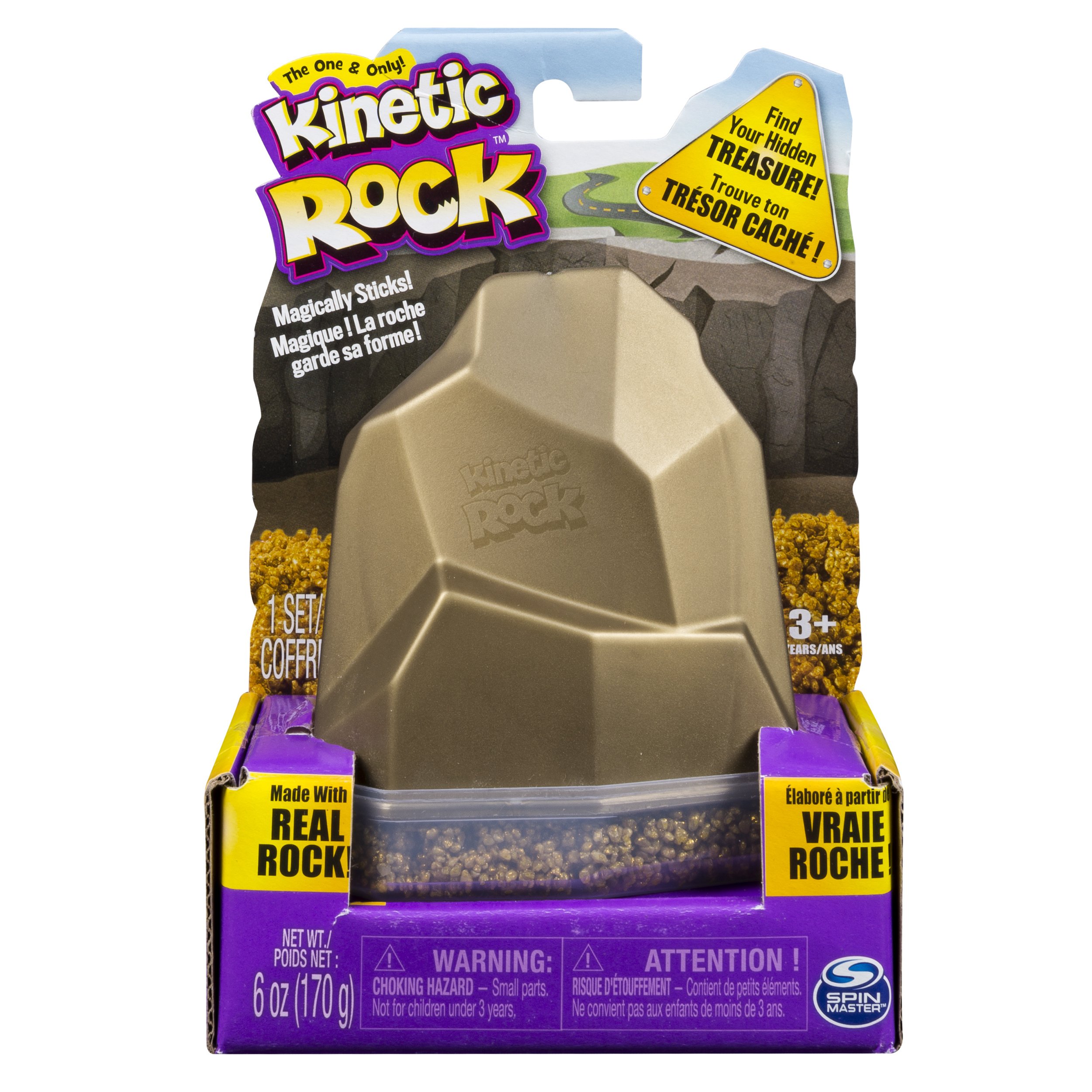 Kinetic Sand Rock 6036917 Kinetic Rock Refill Gold (226 g)