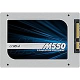 Crucial M550 128GB SATA 2.5" 7mm (with 9.5mm adapter) Internal Solid State Drive CT128M550SSD1