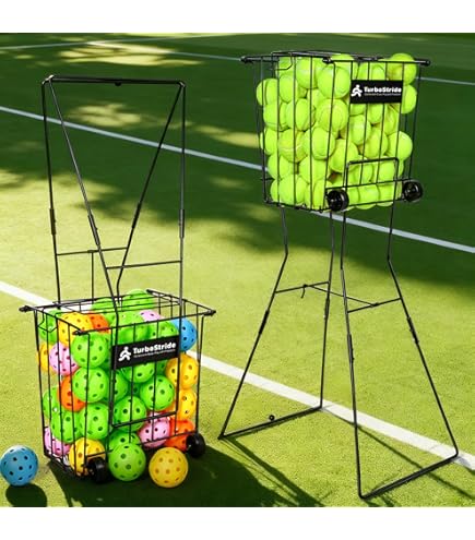 Amazon.com : Prince PL055 Tennis Ball Basket, Compact Type