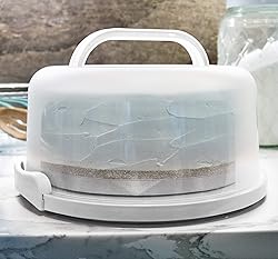 Top Shelf Elements Round Cake Carrier Two Sided