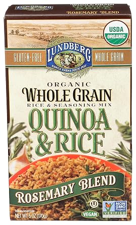 Lundberg Family farms Organic whole grain quinoa&Rice, rosemary Blend (073416020122)