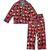 Komar Kids Rudolph The Red Nosed Reindeer Pajamas 2-Piece Matching Set - Cozy Christmas PJs for Toddlers & Big Kid Boys Girls