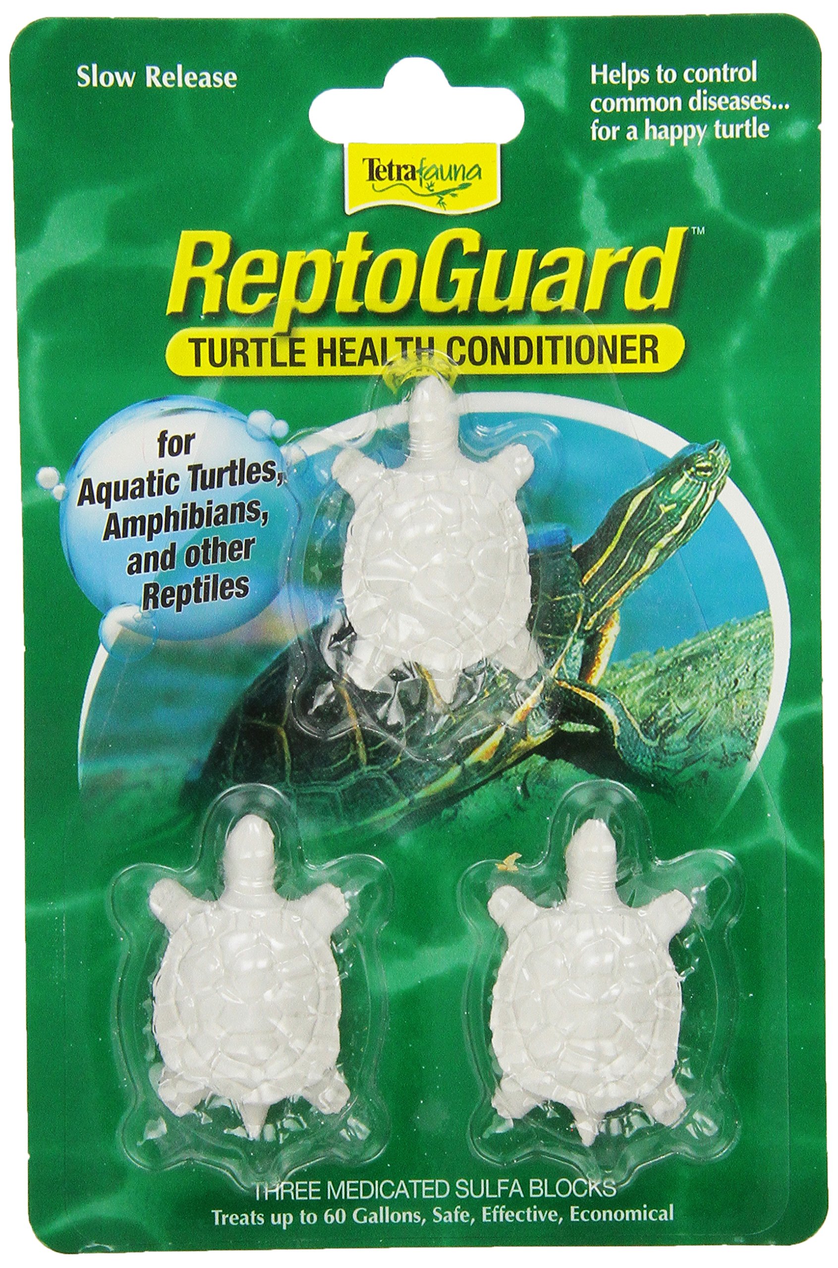 TetraFauna ReptoGuard Turtle Health Conditioner 3 Count, Slow-Release (19514)