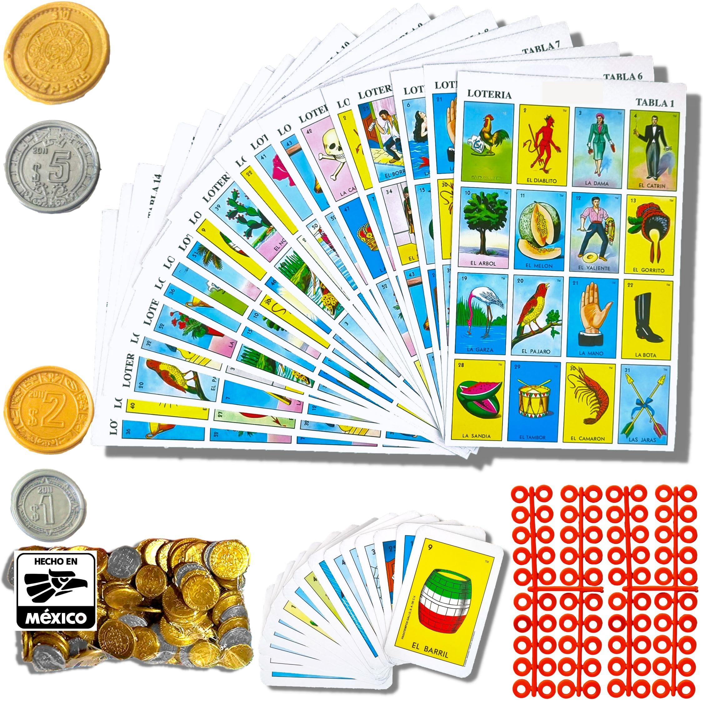 Photo 1 of Cuitáxi The Loteria Mexican Bingo Game with 100 Mexican pesos for 20 Players - Loteria de lujo Mexicana - Loteria Mexicana - Juegos de mesa - Spanish Games Mexican Bingo Loteria Game Board