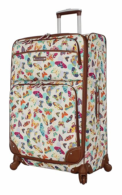 lily bloom butterfly suitcase