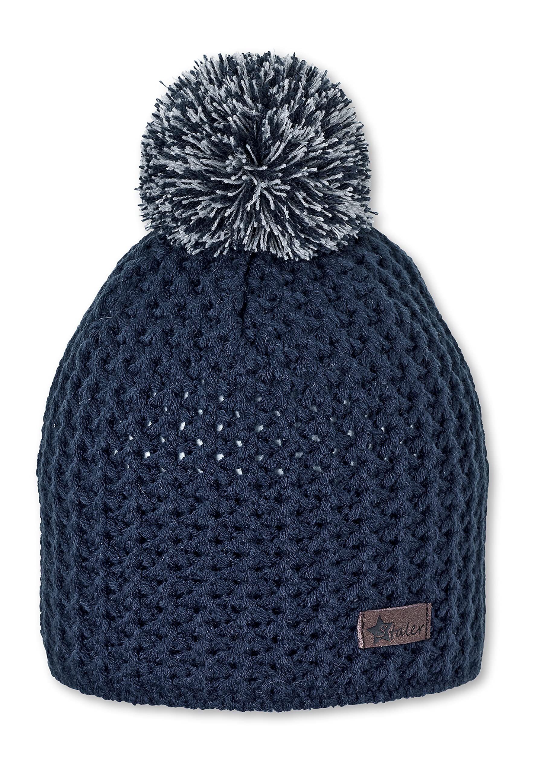 Sterntaler Baby Boys Strickmütze Hat, 49 Hat, Blue (Marine 300), XXXXX-Large (Manufacturer Size: 49)