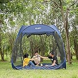 Clofy Instant Screen Shelter Room With Pe Tent Floor Mat 360