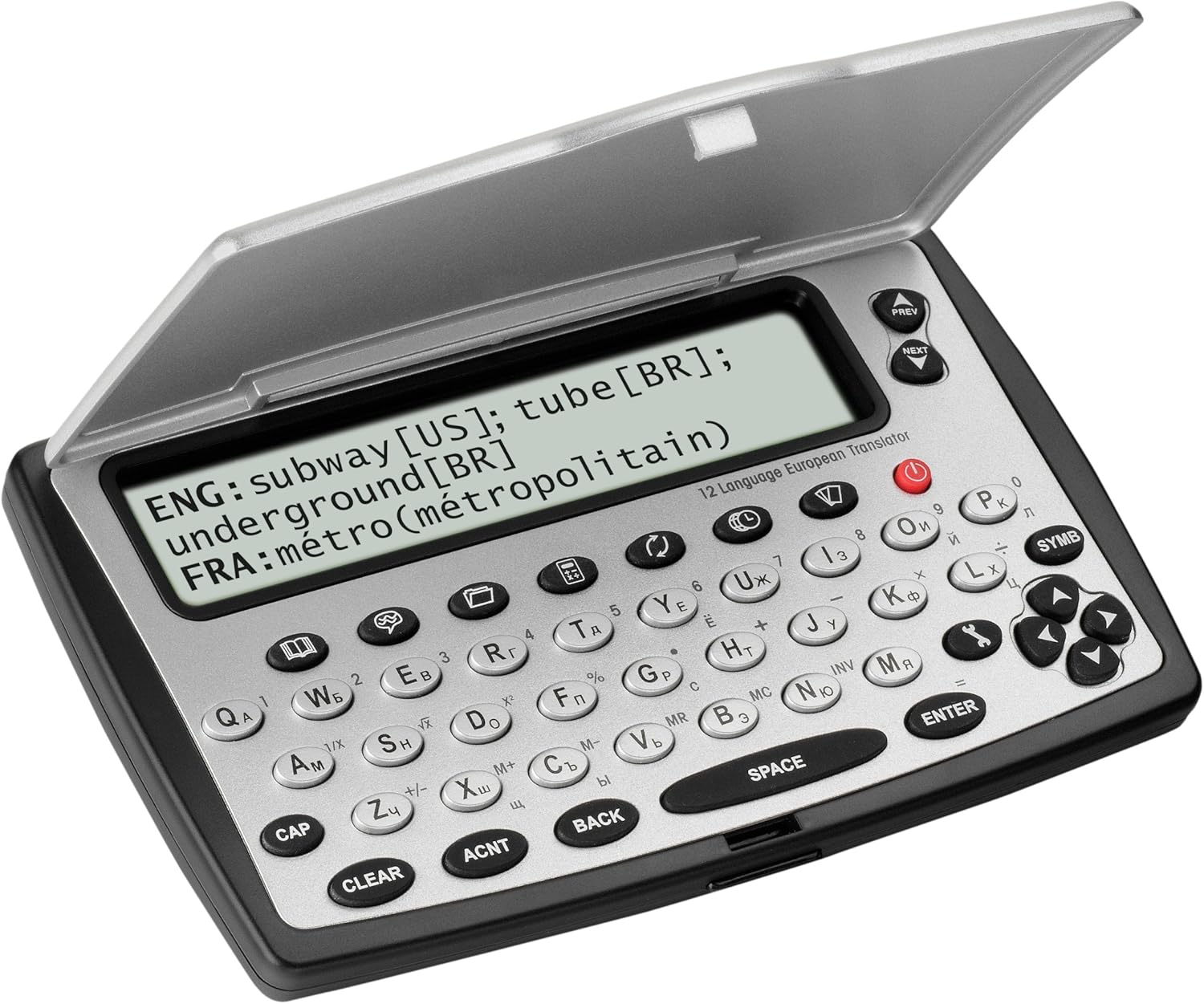 Electronic language. 12 language translator. pocket electronic translation machine.