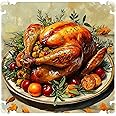 Mys Aurora Thanksgiving Fall Puzzle for Adults, 200 Piece Turkey Wooden Puzzles Medium Size Unique Shaped Jigsaw Puzzles,Thanksgiving Gifts for Family Friends