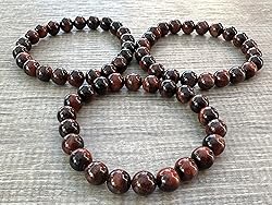 Red Tiger Eye Crystal Bead Bracelet 8mm, Wholesale