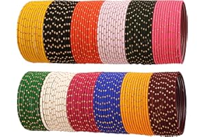 Touchstone "Colorful Bangle Collection Indian Bollywood Alloy Metal Rich Gorgeous And Live Textured Vintage Colors Jewelry Bangle Bracelets For Women.