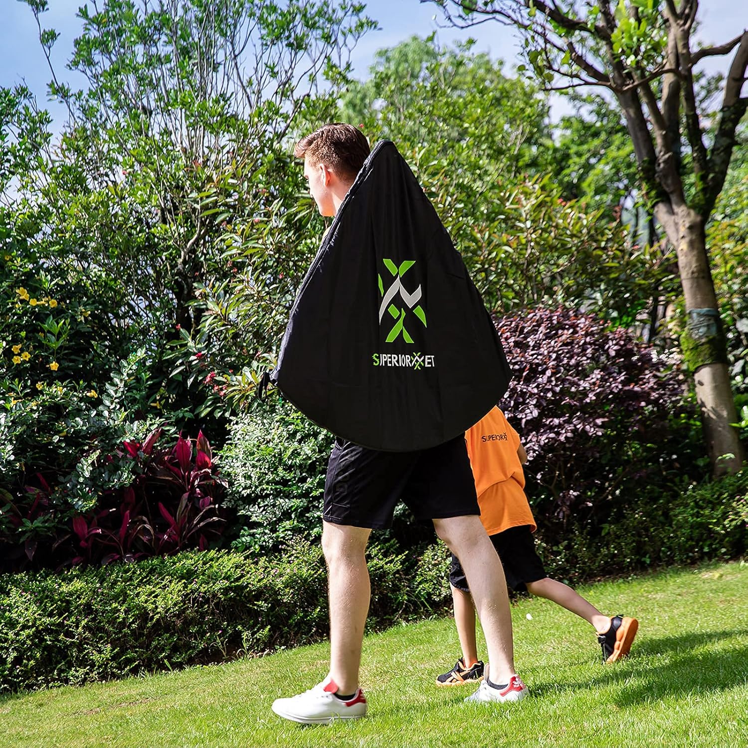 Superiornet Portable Training Goals，4‘x3’ Pop Up Soccer Net for Kids Backyard，Set of 2 with Carry Bag (Green) : Sports & Outdoors